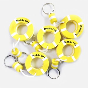 <b>Custom</b> Shape Floating <b>Keychain</b> with Printed Logo, EVA Waterproof Floating Keytag, Promotional Gifts Souvenir <b>Keychain</b> - Product Image 2
