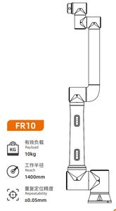 Robot Colaborativo Personalizado de Fábrica para Fanuc/Kuka Industrial, IP54, Soldadura Láser, PLC, Motor, Carga Útil de 10 kg, 6 Ejes Giratorios, Guangdong - Product Image 2