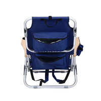 Chaise de plage classique de sac à dos plat de soutien extérieur de vente chaude 250Lbs avec l'oreiller