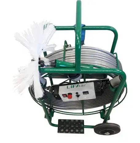 जीवन विशेष क्लीनर 20 घूर्णन शाफ्ट सफाई हवा नली सफाई Brushing मशीन उपकरण