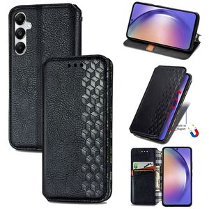Funda de cuero con tapa magnética para <span class=keywords><strong>Samsung</strong></span> M34, para <span class=keywords><strong>Galaxy</strong></span> A35 A55 Funda para tarjetas de crédito con soporte - Product Image 1