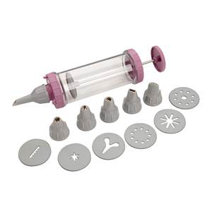 Jeringa Jumbo 2 en 1 con émbolo de acero Herramienta para hornear y repostería - Product Image 1