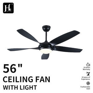 Ventilador de techo de 56 pulgadas para decoración de oficina y hogar, con control remoto, motor de CC, LED de bajo consumo y luz. - Product Image 2