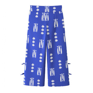 SHENZHU <span class=keywords><strong>Pantaloni</strong></span> <span class=keywords><strong>Larghi</strong></span> da <span class=keywords><strong>Donna</strong></span> a Vita Media con Stampa e Fiocco, Nuovi Arrivi <span class=keywords><strong>Estivi</strong></span> 2026, Casual e Versatili 2888313 3032313 - Product Image 6