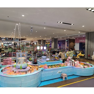 Bonhong Factory Price Mini Water Park Indoor Outdoor Kids Table Play Producto Durable Plastic Metal Steel Construction School - Product Image 6