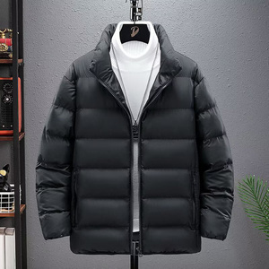 Veste Homme Blanche Épaisse en Polyester à Col Montant, Sans Coutures, Fermeture Éclair, Idéale pour le Quotidien et les Voyages – Meilleur <span class=keywords><strong>Prix</strong></span>, Excellente Qualité - Product Image 5