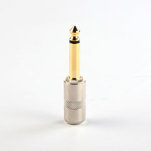 6.35 मिमी निकल गोल्ड प्लेटेड पुरुष मोनो स्टीरियो सॉकेट धातु ऑडियो कनवर्टर प्लग जैक कनेक्टर - Product Image 6