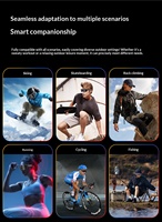 Lunettes Intelligentes en Temps Réel avec Caméra 8MP, IA Intégrée, Reconnaissance d'Images, Contrôle Tactile pour les Appels