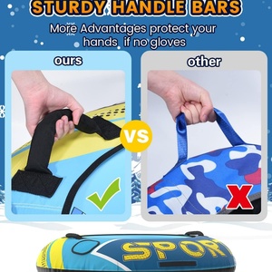 Trineos y Tubos Inflables para Deportes de Invierno con Asa, Accesorios Prácticos para Actividades Invernales - Product Image 2