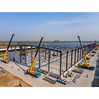 Kit de construction de bâtiment industriel préfabriqué en acier, hangar, structure métallique préfabriquée, galpon industriel