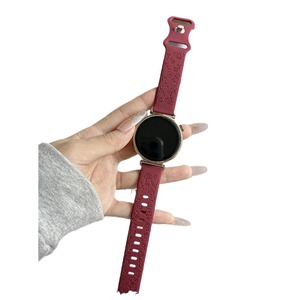 Bracelet de montre en silicone respirant de luxe pour <span class=keywords><strong>Huawei</strong></span> GT4 GT3 GT2, Watch 3/<span class=keywords><strong>4</strong></span> Pro, Samsung Watch pour femmes, taille 22 mm - Product Image 5
