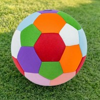 Ballon de football d'entraînement pour enfants, taille 4.5, léger, silencieux, en tissu, haute qualité, intérieur/extérieur, best-seller officiel