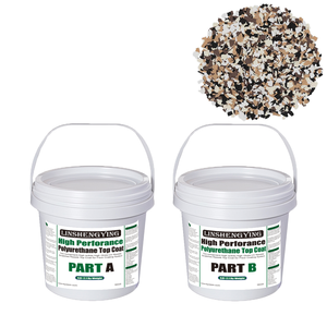LSY Color Blend Epoxy Flakes 1/4 "- Eclair Epoxy Floor Flakes <span class=keywords><strong>para</strong></span> epoxi Uretano Poliaspártico Pisos decorativos, paredes y manualidades - Product Image 4