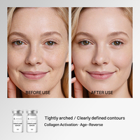 Coffret Cadeau Professionnel OEM d'Essence Raffermissante aux Peptides pour la Réparation de la Peau, Kit Sérum Anti-Âge, Booster de Collagène, Soin Visage Marque Privée