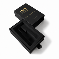 Boîte cadeau rigide de luxe avec logo estampé à l'or pour parfums et cosmétiques, avec inserts EVA personnalisés et emballage de vente au détail sécurisé