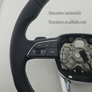 Volante de Cuero Perforado de Alta Calidad para Audi A3 A4 A5 A6L A8 Q3 Q5 Q7 Q8 TT B9 - Product Image 4