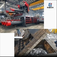 Prensa Hidráulica de Alta Productividad para Chatarra Metálica de Acero Inoxidable, con Bomba y Motor, para Reciclaje de Hierro y Aleación de Aluminio, Nueva en Oferta