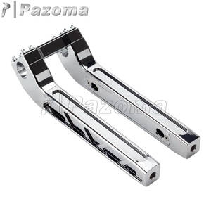 Riser Manubrio da 4" 6" 8" 10" 12" 14" con Piastra Superiore da 1" e Arretramento per Harley Softail Dyna Electra Glide Fatboy - Product Image 3