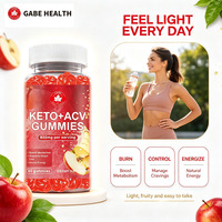 Gummies Keto ACV Marque Blanche OEM 800mg 60 Unités Véganes Sans Sucre Vinaigre de Cidre de Pomme Métabolisme Énergie Santé Intestinale pour Adultes Personnalisables