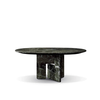 Table à manger ronde en marbre Meubles d'hôtel Table à manger de luxe en gros pour meubles de restaurant d'hôtel