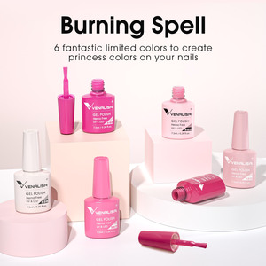 Venalisa Nouvelle Trousse Complète de Vernis Semi-Permanent Gel 6 Pièces/<span class=keywords><strong>Kit</strong></span> Manucure <span class=keywords><strong>Kit</strong></span> Cadeau Personnalisable OEM pour Votre Marque - Product Image 6