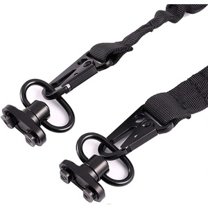 ตัวหมุนสายสะพายแบบปลดเร็ว QD ทำจากอลูมิเนียมอัลลอยด์ความแข็งแรงสูง พร้อมกลไกบอลล็อค สีดำเคลือบอะโนไดซ์ อุปกรณ์เสริมทางยุทธวิธีสำหรับกิจกรรมกลางแจ้ง - Product Image 3