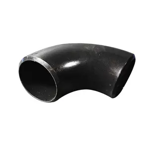 Factory Price Carbon Steel A234 WPB Seamless Butt Welded Pipe Fitting 90 Degree Elbow