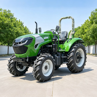 Traktor Mini 50HP 70HP 4x4 Mesin Diesel Alat Pertanian Kompak Penggerak Roda Pertanian Peralatan Loader Tugas Berat