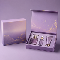 Boîtes cadeaux de luxe personnalisées avec insert, logo magnétique, estampage à chaud, papier parfumé, flacon de parfum 30 50 100 ml, coffret cadeau