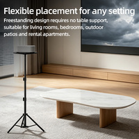 Support de projecteur sur trépied avec plateau, support de sol en métal réglable en hauteur pour projecteur, ordinateur portable, home cinéma OEM ODM