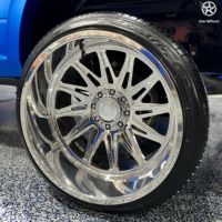 Jantes en alliage forgé à profil profond DW 20 22 24 26 28 pouces polies pour pick-up et SUV 8x170 8x180 8x200 8x210 pour GMC Sierra 1500 2500