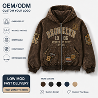 Sweat à capuche épais pour homme, coupe décontractée, style vintage, délavé, effet vieilli, effet éclaboussures et délavé à l'acide