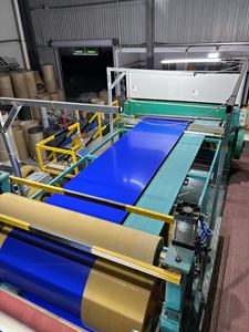 Gulungan lembaran atap logam berwarna dicat, cat galvanis PPGI PPGL PVC lembar laminasi koil gulungan atap logam dalam konstruksi - Product Image 5