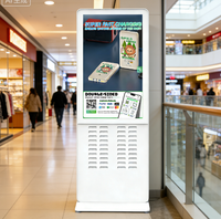 Machine de location de chargeurs de téléphone publicitaires à grand écran, prix d'usine
