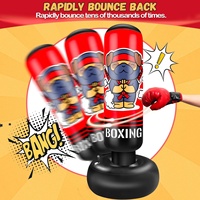 Colonne de boxe gonflable en PVC épais et écologique, jouet de fitness pour enfants, utilisation intérieure/extérieure, eau et sable – Meilleures ventes