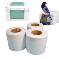 Rollo de papel fotográfico de impresión digital, impresora de inyección de tinta de 6 pulgadas para Minitab seco, plóter
