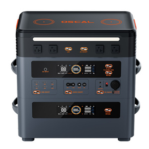 Estación <span class=keywords><strong>de</strong></span> Energía Portátil para Camping <span class=keywords><strong>de</strong></span> 2400W y 2016Wh con Batería LiFePO4, Generador <span class=keywords><strong>de</strong></span> Energía Solar <span class=keywords><strong>de</strong></span> Respaldo para Exteriores con Panel Solar Plegable - Product Image 3