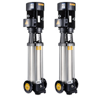 Pompe à eau à haute pression CDL/CDLF pompe centrifuge à plusieurs étages verticale légère en acier inoxydable pompe à fréquence Variable