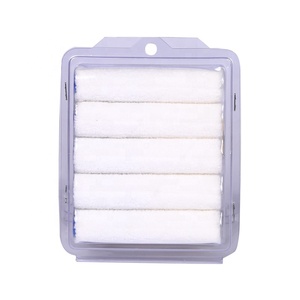 Rouleau de peinture miniature en microfibre blanche de haute qualité de 4 pouces pour les applications de peinture et de décoration industrielles et DIY - Product Image 3
