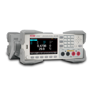 Série UT3510+ Micro-ohmmètre de banc UT3513+ Testeur de faible résistance CC <span class=keywords><strong>20k</strong></span>Ω Écran LCD TFT 4,3'' RS232 RS485 HANDLER LAN SCPI - Product Image 2