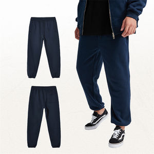 Pantalon de survêtement 360gsm imprimé avec broderie personnalisée Streetwear pantalon de survêtement unisexe surdimensionné avec cordon de serrage vierge - Product Image 5