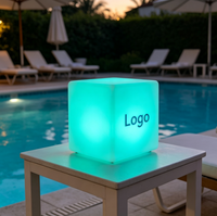 LED RGB Wiederaufladbare Tragbare Kabellose Stimmungslampe Dinner LED Luxus Restaurant Bar Kellner-Ruflicht Signal Flip Tischlampe