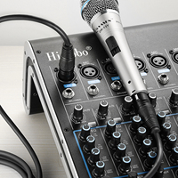 Câble DMX de haute qualité, personnalisable, de marque OEM, mâle 3 broches XLR, femelle 3 broches XLR, longueur 3 m, conducteur en cuivre nu pour microphone