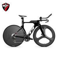 Vélo de triathlon TT léger en fibre de carbone, les câbles sont entièrement intégrés, adapté aux compétitions de triathlon professionnelles