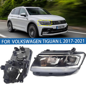 Faro Anteriore per Auto, Luce di Guida a LED, Indicatore di Direzione per <span class=keywords><strong>Volkswagen</strong></span> VW <span class=keywords><strong>Tiguan</strong></span> 2017 2018 2019 <span class=keywords><strong>2020</strong></span> 2021 - Product Image 1
