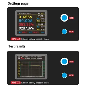 YPSDZ-0550 Lithium <b>Battery</b> Capacity <b>Tester</b> 1-2000Ah 0.1% Accuracy Single Cell Charge/Discharge Detection Discharge Balance F783 - Product Image 3