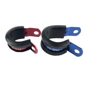 Professional Cheap Price Car Tuning Parts Rubber Cushioned P Type <strong>Clips</strong> Fixing Hose <strong>Clamps</strong> - Product Image 4