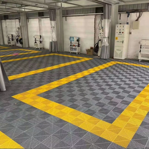Dalles <span class=keywords><strong>de</strong></span> <span class=keywords><strong>sol</strong></span> en plastique antidérapantes résistantes pour garage, tapis <span class=keywords><strong>de</strong></span> <span class=keywords><strong>sol</strong></span> pour garage, <span class=keywords><strong>grille</strong></span> en <span class=keywords><strong>PVC</strong></span> pour atelier 4S - Product Image 5