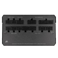 Alimentation entièrement modulaire CORSAIR série RM RM850 850W avec certification 80 Plus Gold, compatible avec les cartes graphiques NVIDIA RTX 3090 24G