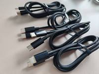 Cable USB Tipo-C a Tipo-C, Carga Rápida de 3A, Conductor de Cobre Puro para Móviles y PC